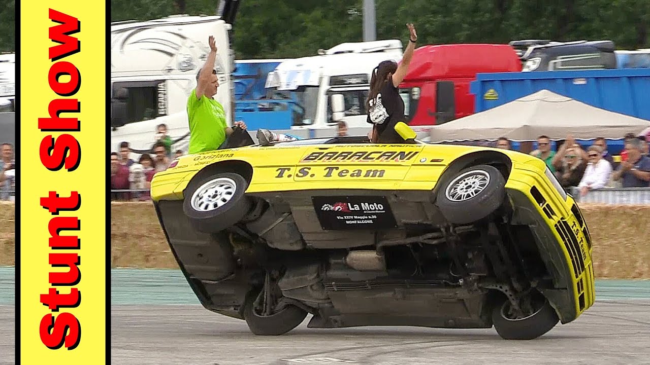 Epic Car Stunt Show 2016 π | Crazy Tricks & High-Flying Rombo Rock Action