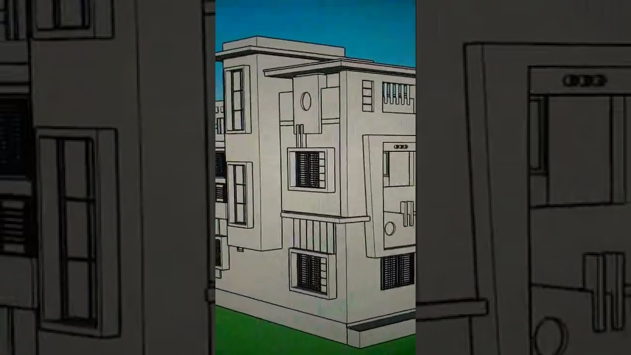 Create 3D Building Elevation 🏢