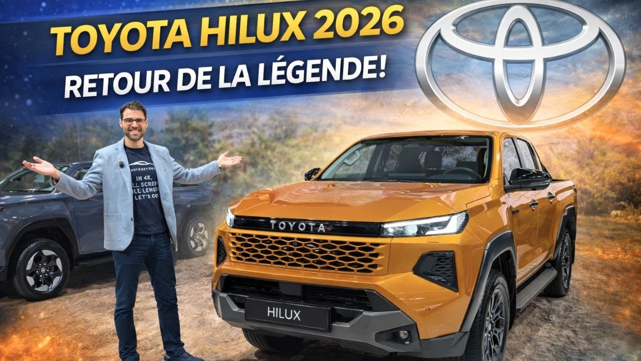 Présentation Toyota HILUX 2026: Motorisation Diesel mise en avant !