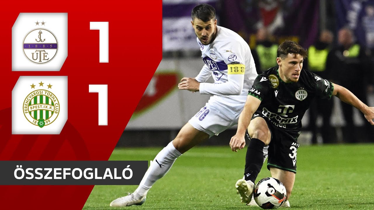 Újpest FC–Ferencváros 1–1 | Fizz Liga összefoglaló