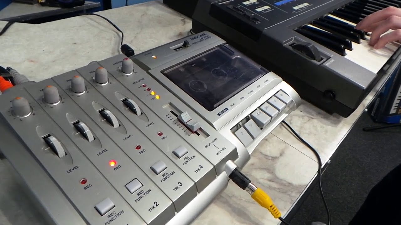 Oldschool Multi-Track Recording with Tascam 4-Track 🎶
