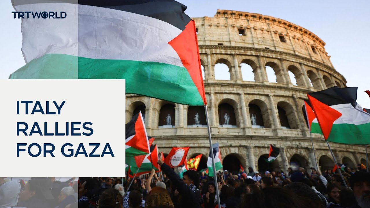 Italy Protests Against Government's Ties with Israel