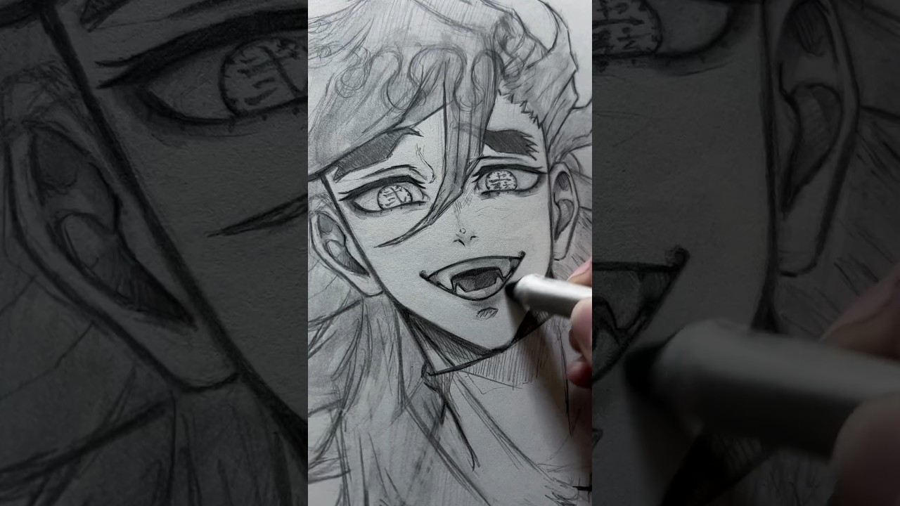 Learn How to Draw Douma from Demon Slayer 🎨