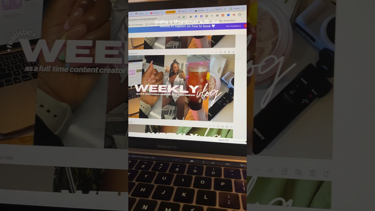 Create Aesthetic YouTube Thumbnails on Canva ✨