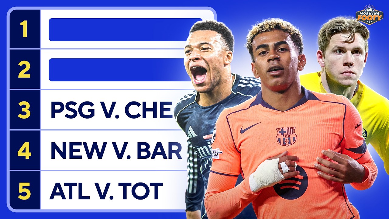 RANKING UEFA Champions League Round of 16 MATCHUPS