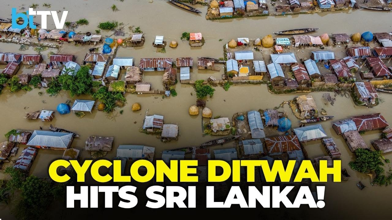 Cyclone Ditwa Hits Sri Lanka: 50 Dead, Aid Sent 🇱🇰
