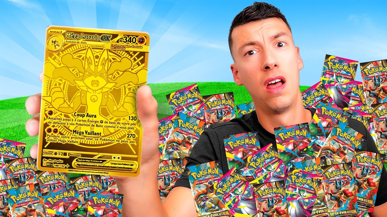 J'ai acheté tous les boosters Mega Évolution Pokémon! 🎮