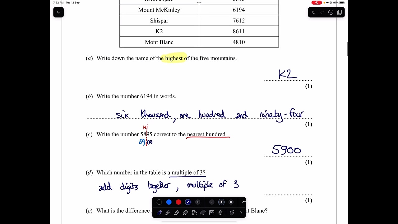 Master IGCSE GCSE Maths: Writing Numbers in Words & Rounding Techniques ✍️