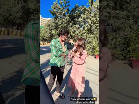 Kinza Hashmi (aka Azmia) & Zahid Ahmed (aka Zakkie) from Drama #MereBanJao  #kinzahashmi #Drama