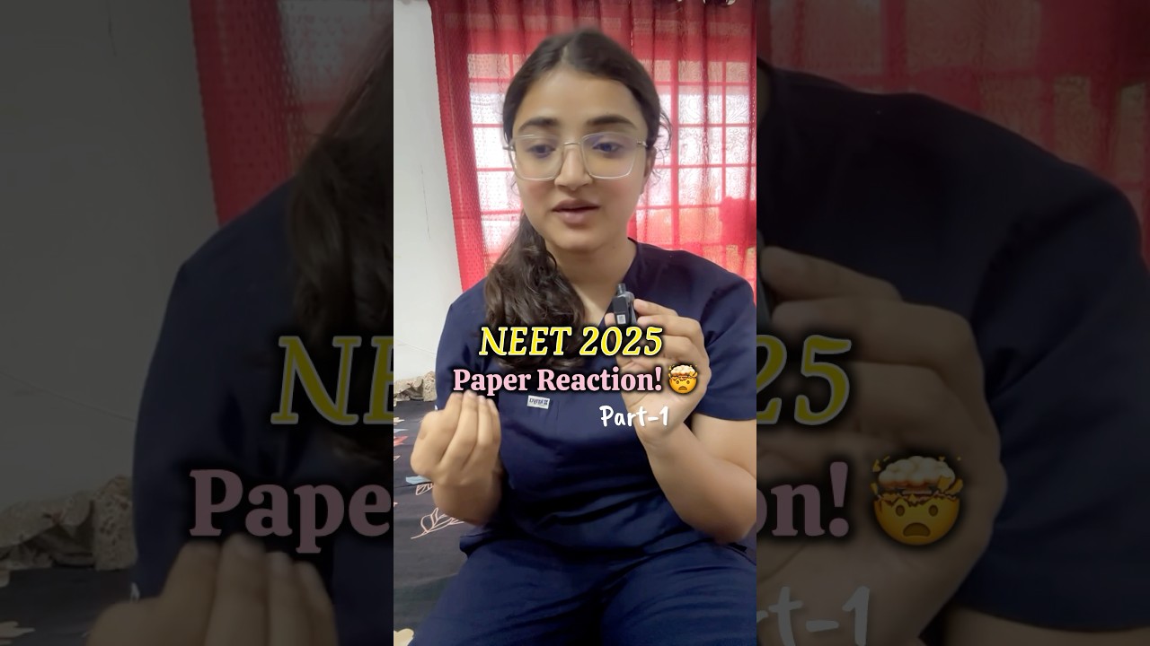NEET 2025 Paper Reaction - Honest Review 😱