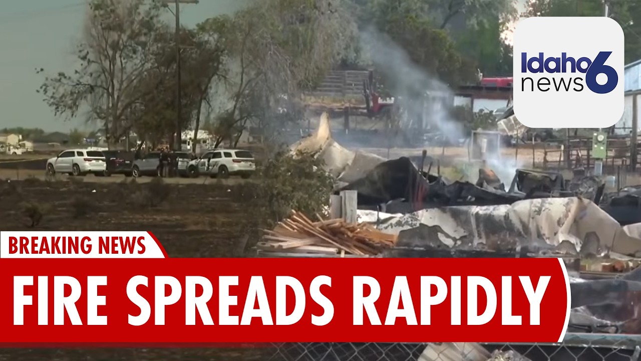 Mountain Home Fire Injures Six Police Officers; Some Homes Destroyed