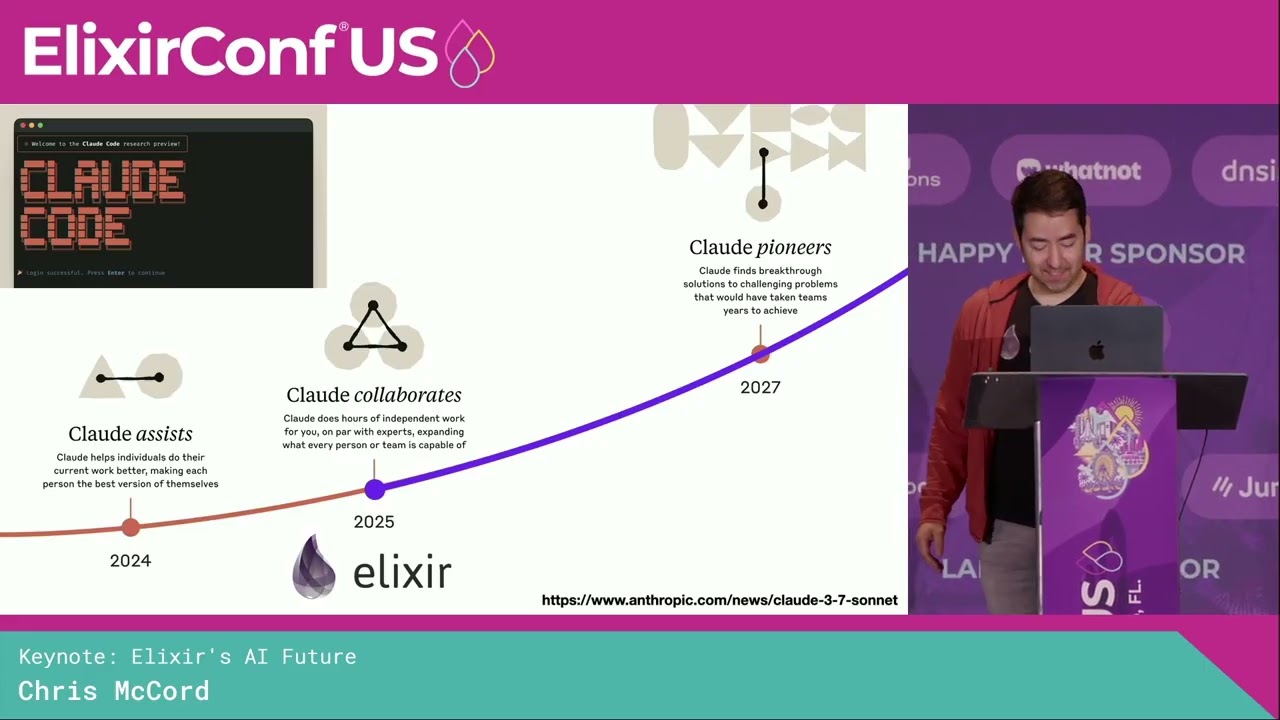 Keynote: Elixir's AI Future - Chris McCord | ElixirConf US 2025