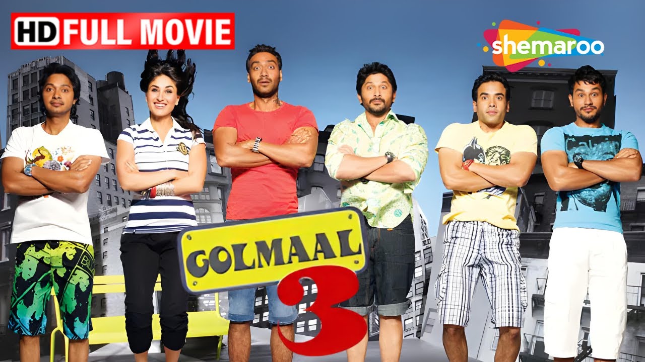 Golmaal 3 Full Comedy Movie | Bollywood Laughter