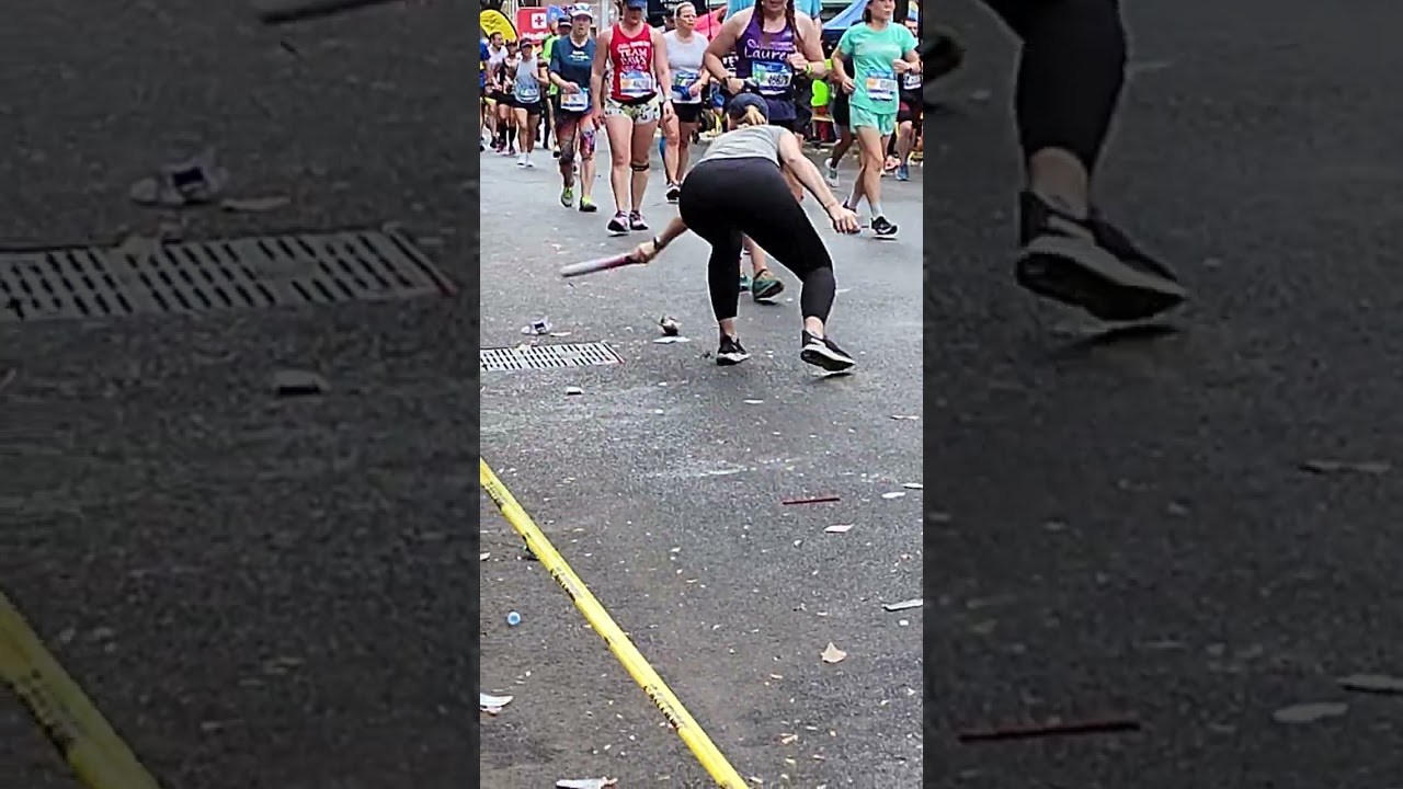 Rat Chases Woman at NYC Marathon 🏃‍♀️