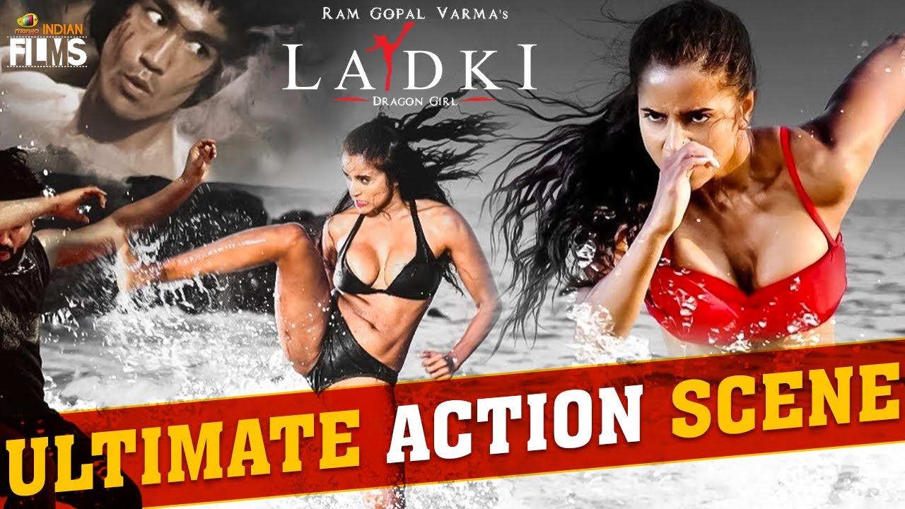Intense Action Scene from RGV's Malayalam Movie 'Ladki' featuring Pooja Bhalekar 🎬