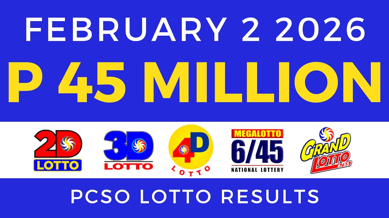 Lotto Result Today 9pm February 2 2026 PCSO