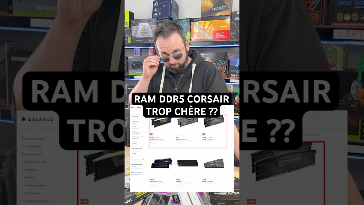 La RAM DDR5 Corsair est trop chère ??? 🫢