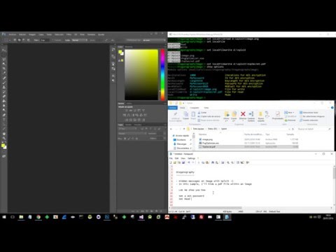 [ Steganography ] Hidden messages on Image with Xploit Framework