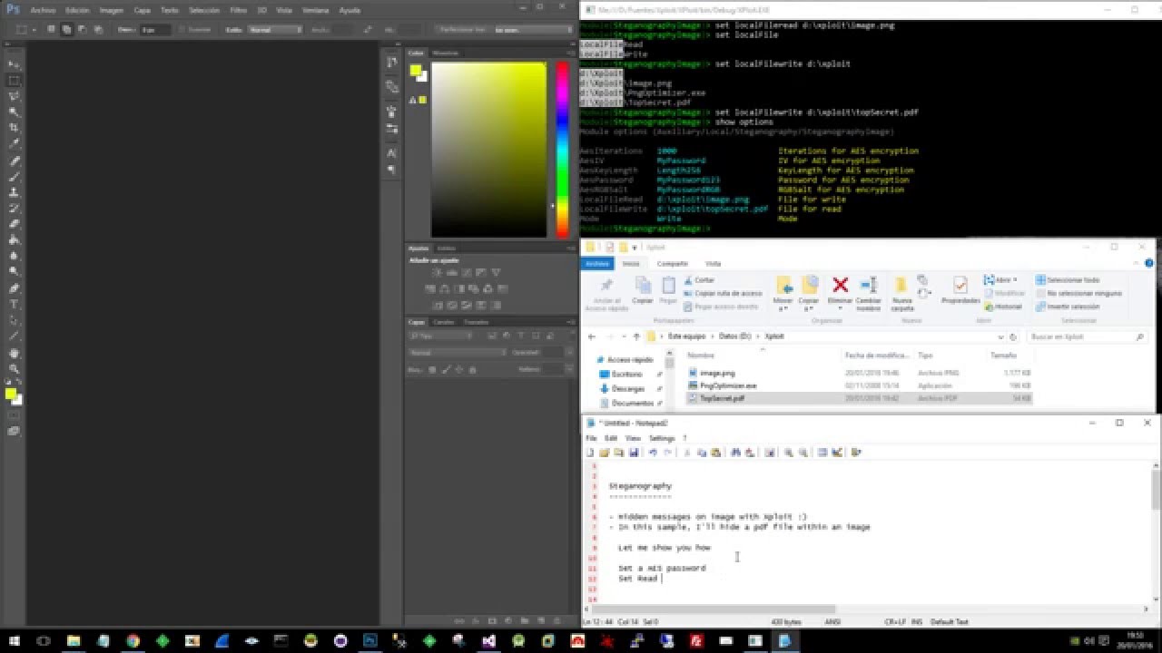 Reveal Hidden Messages in Images Using Xploit Framework 🖼️