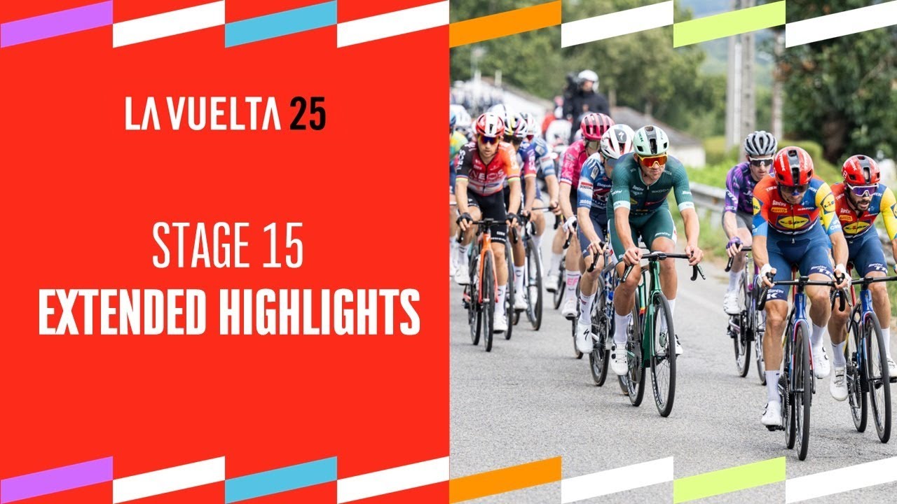 La Vuelta 2025 Stage 15 Highlights 🚴‍♂️ | Watch the Exciting Moments