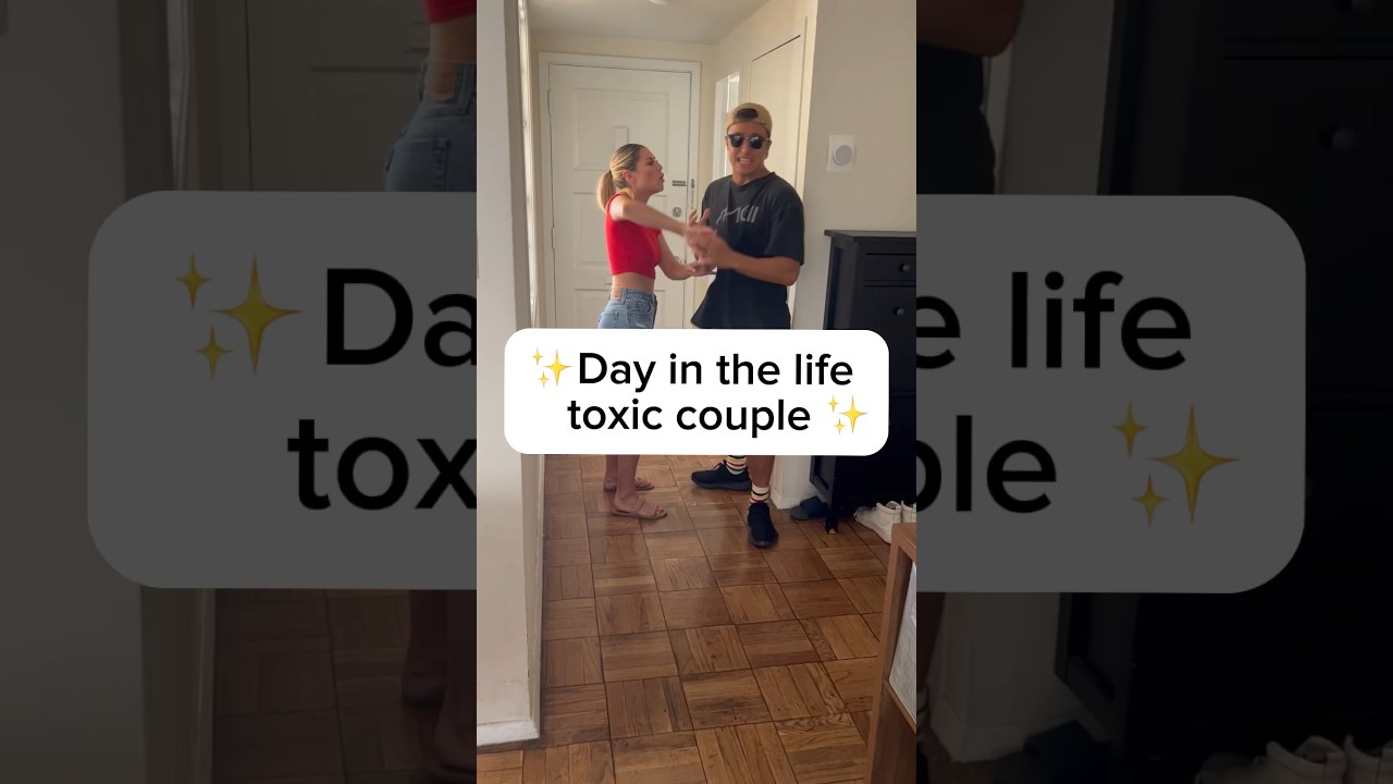 Day in the life of a toxic couple #shorts
