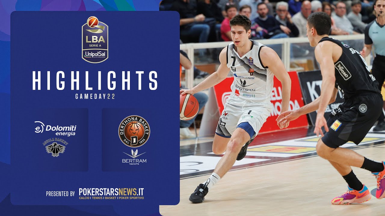 Highlights: Dolomiti Energia Trentino vs. Bertram Yachts Derthona Tortona | Serie A UnipolSai 2022/23 🏀