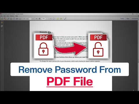 How to Remove Password from PDF File | Unlock PDF File