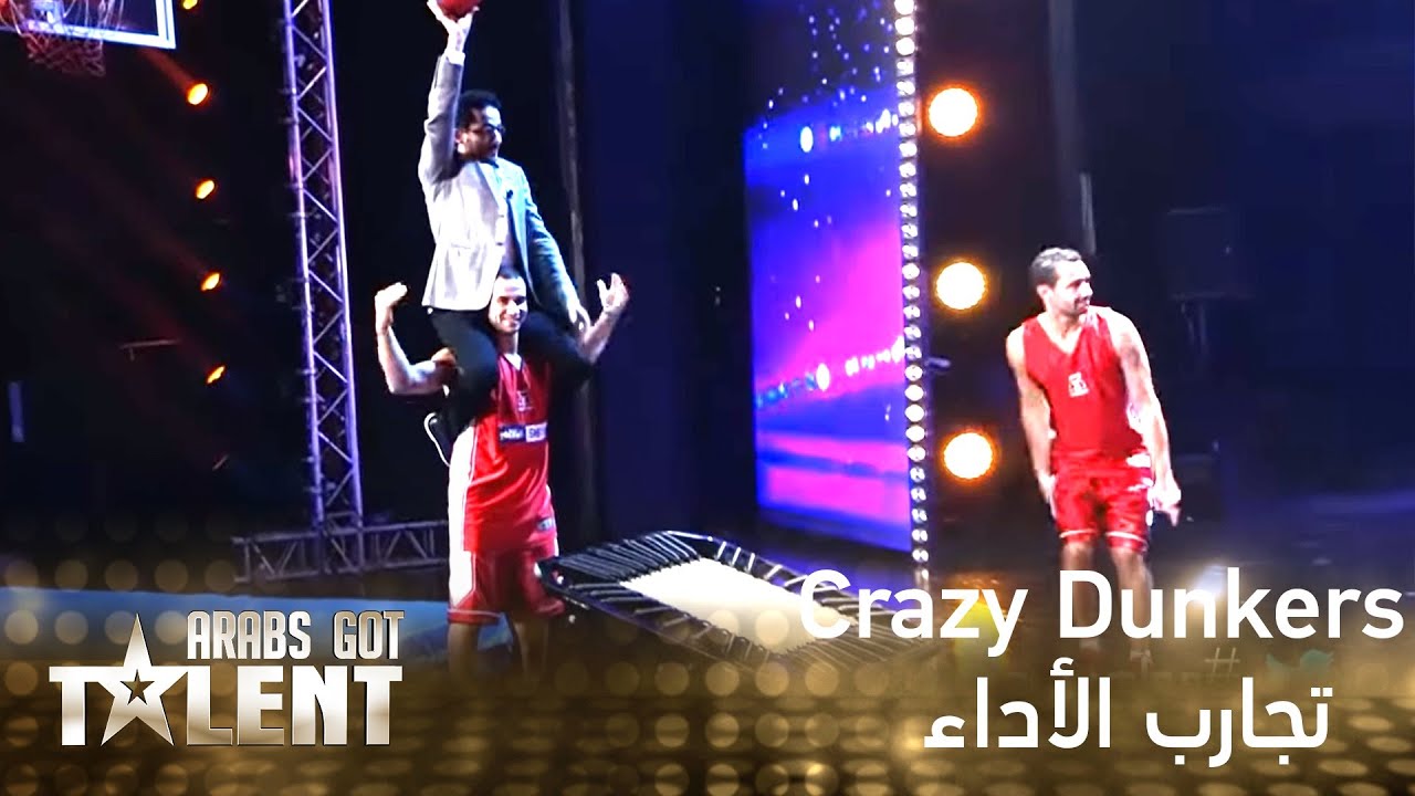 Crazy Dunkers يقدم عرض باسكيتبول مع أحمد حلمي 🏀