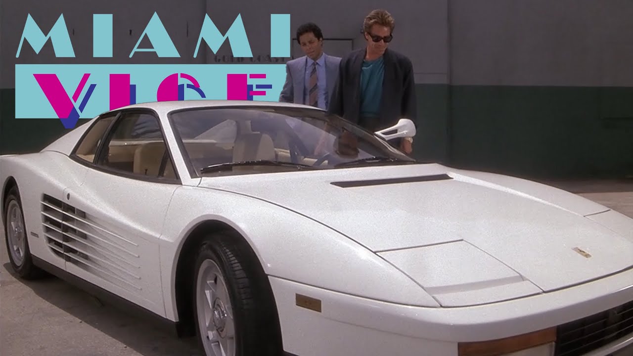Miami Vice 1986: Crockett & the Testarossa in 4K 🚗
