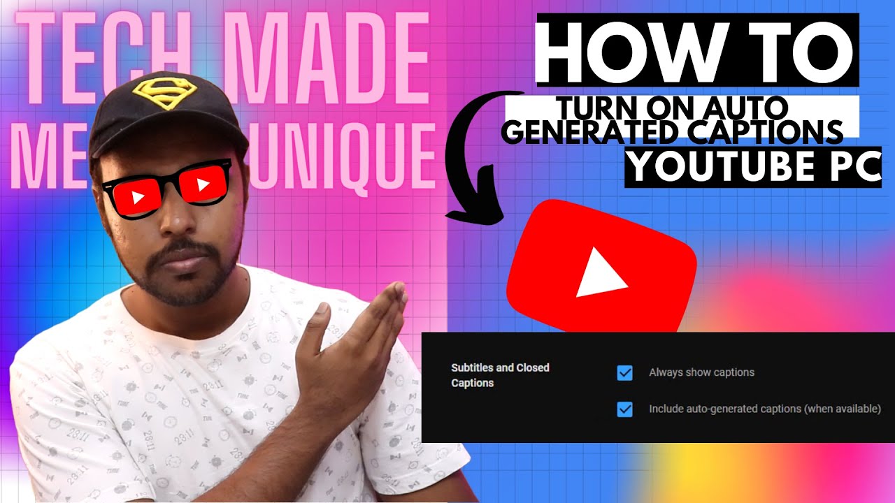 Enable Auto-Generated Captions on YouTube 🎥