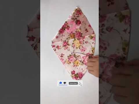 DIY how to make barbie clothes | Handmade barbie accessories #shorts #29 barbie clothes sewing
