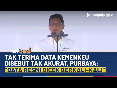 Menkeu Purbaya Tak Terima Datanya Disebut Tak Akurat: Data Resmi Dicek Berkali-kali | NTV