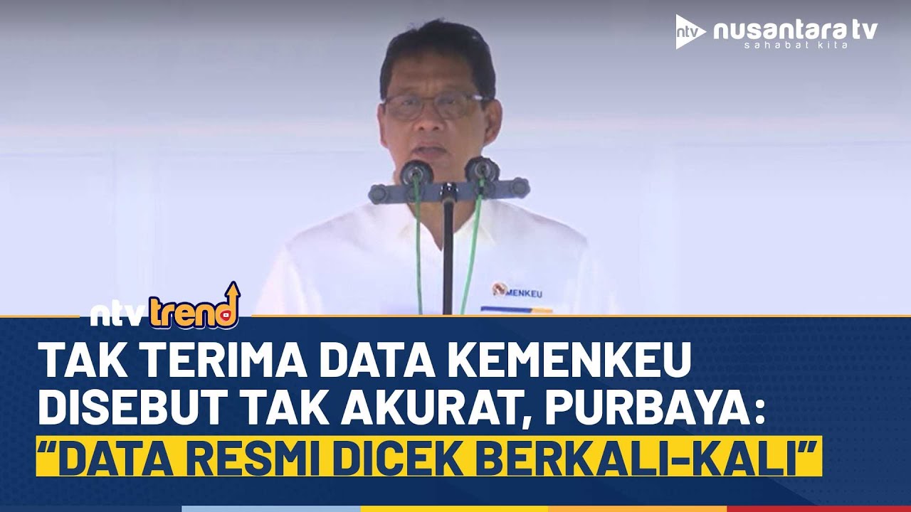 Menkeu Purbaya Tanggapi Kritikan Data Resmi yang Dicurigai Tidak Akurat 📊