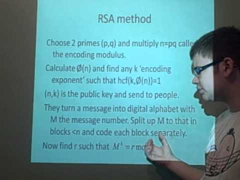 RSA Cryptography Explained in One Video