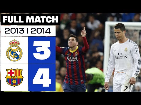 Real Madrid vs FC Barcelona (3-4) 2013/2014 PARTIDO COMPLETO
