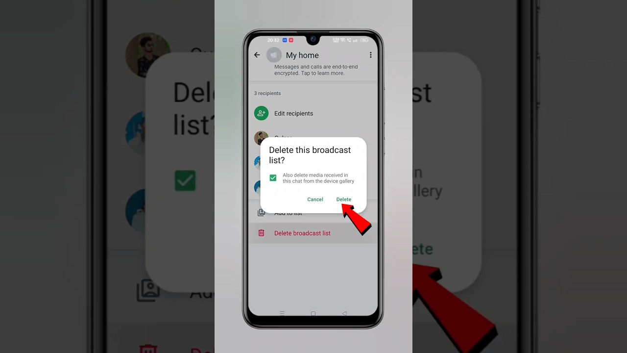 WhatsApp broadcast list Kaise delete Karen | how to delete WhatsApp broadcast list #shorts