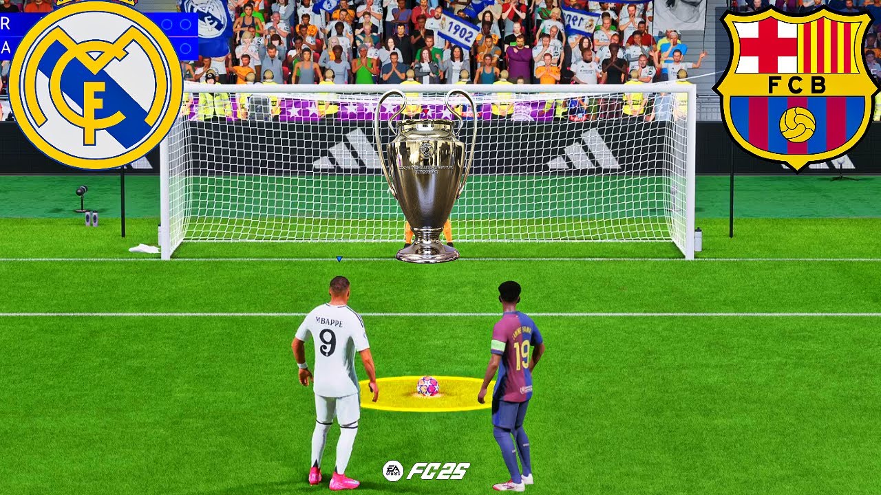 FC Barcelona vs Real Madrid FIFA 25 Penalty Shootout ⚽