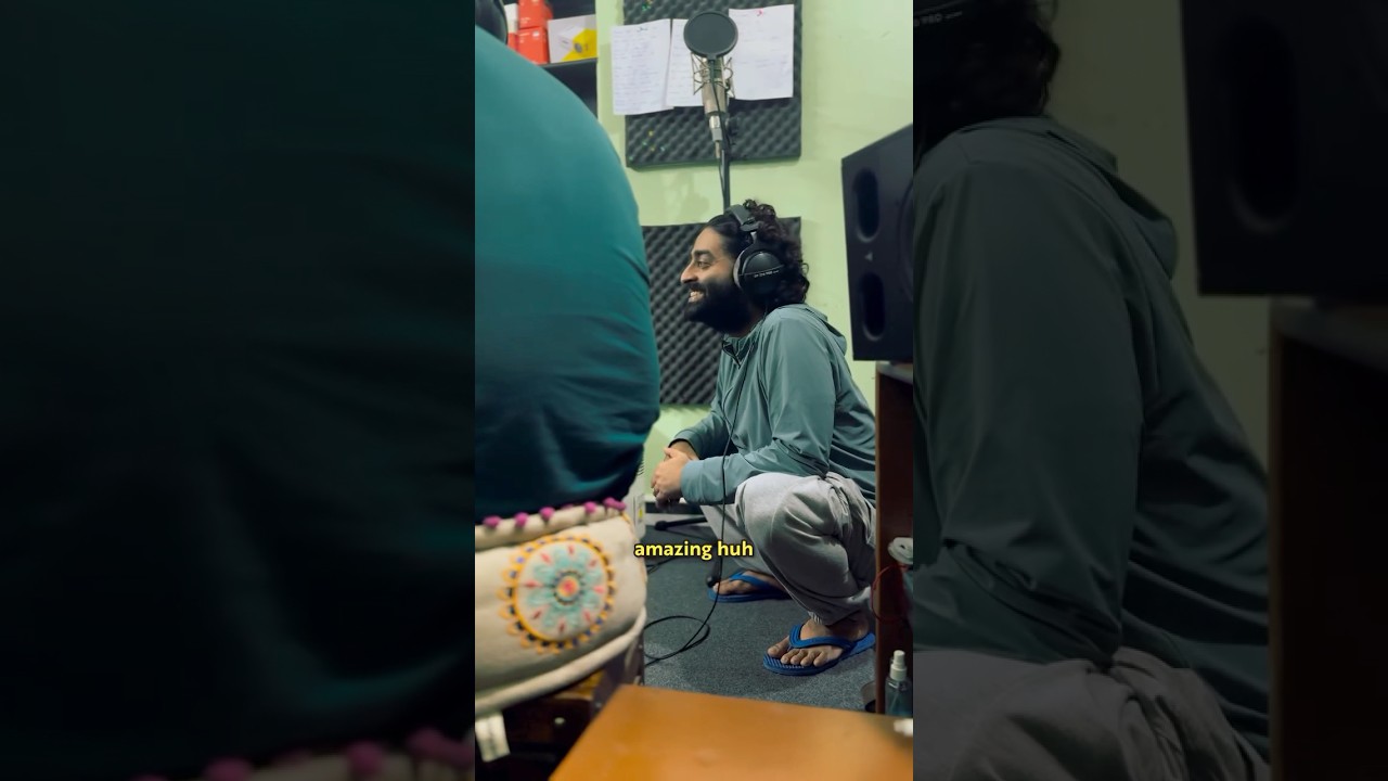 Behind the Scenes of Arijit Singh's Sukoon Recording 🎶