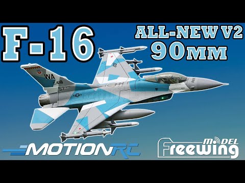 All-New Redesigned Freewing 90mm F-16 V2 EDF Jet | Motion RC