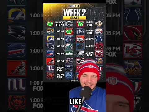 NFL Week 2 Predictions: Current Record 10-6 #nfl #nfltrending #nflviral #nflfootball #prediction