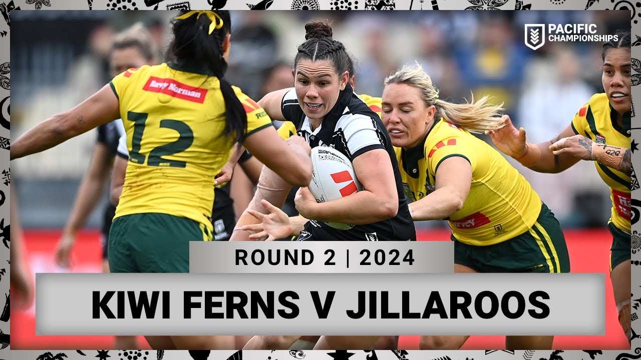 Pacific Championships 2024: Kiwi Ferns vs Jillaroos Full Match Replay 🏉