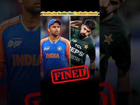 Surya & Haris Fined 🤯 5 Cricket Updates