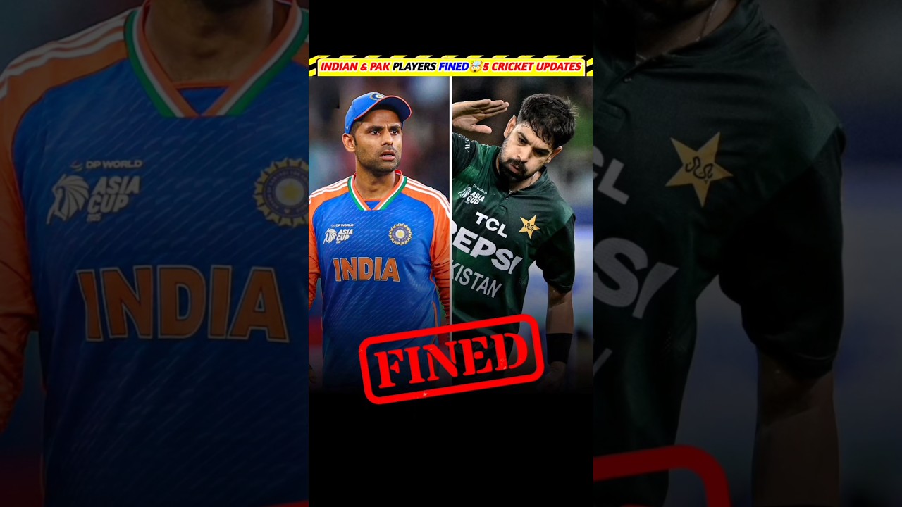 Surya & Haris Fined! π₯ 5 Shocking Cricket Updates You Must Know