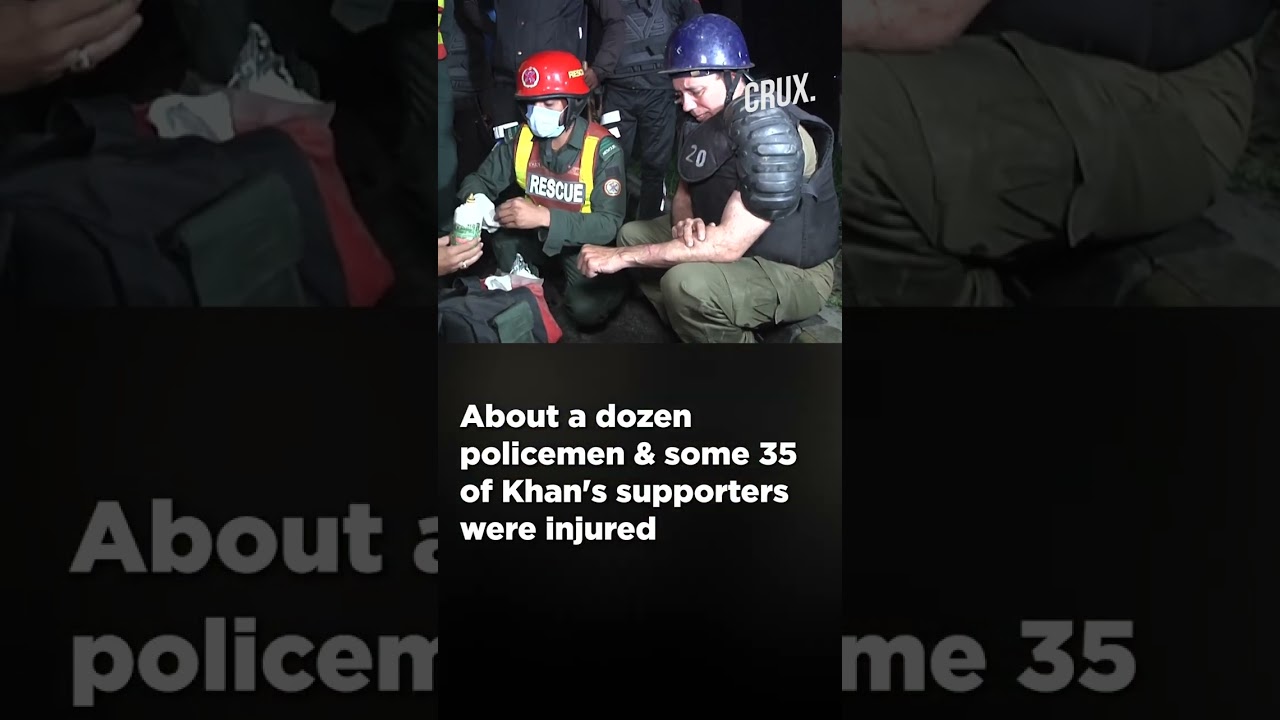 Imran Khan’s Supporters Clash With Pakistan Police In Lahore