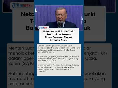 Netanyahu Tolak Negara NATO Sekutu Trump Kerahkan Militer ke Gaza, Turki Tak Bisa Kirim Pasukan