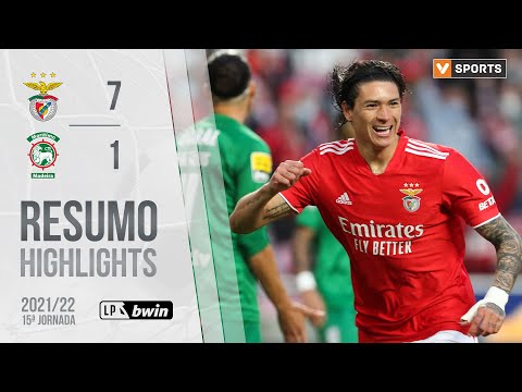 Highlights | Resumo: Benfica 7-1 Marítimo (Liga 21/22 #15)