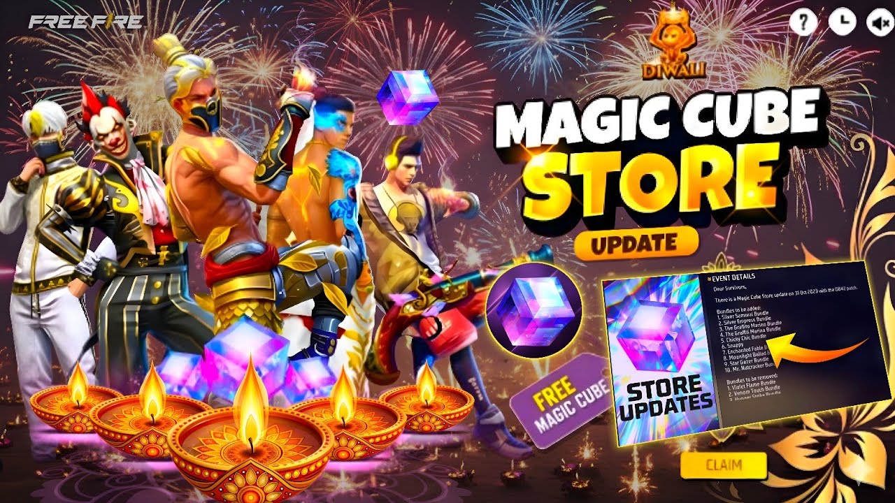 Diwali Magic Cube Update & New Free Fire Event 🎆