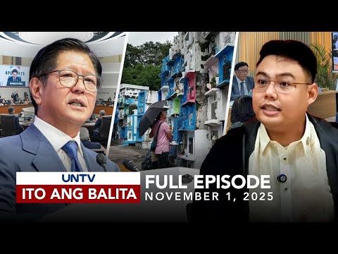 UNTV: Ito Ang Balita Weekend Edition | November 1, 2025