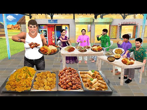 Chinese Platter 100/-Rs Unlimited Street Food Chinese Food Hindi Kahaniya Moral Stories Comedy Video