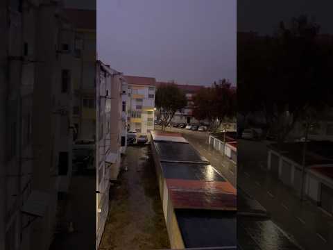 Chuva forte em Portugal #chuva#tempestade #brasil #portugal